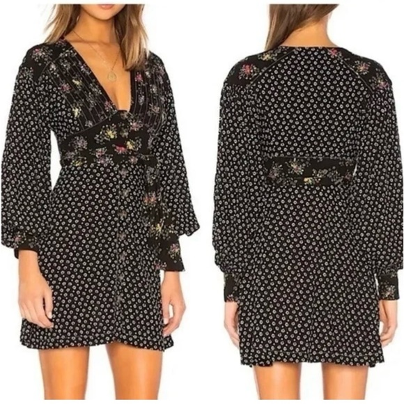 Free People - Wonderland Mini Dress - Picture 2 of 4